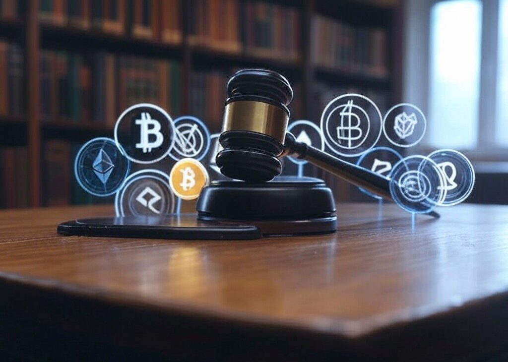 Kripto varlıklar ve hukuk görseli